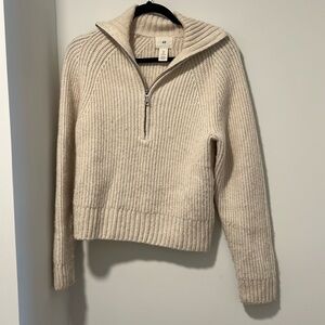 Quarter zip sweater